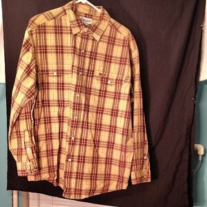 Carhartt Red and Yellow Casual Shirt